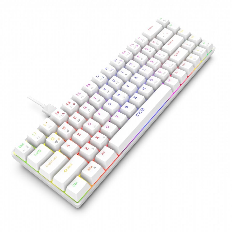 Inca IKG-453 Empousa 68 Keys Red Switch Full Rainbow Mechanical Keyboard