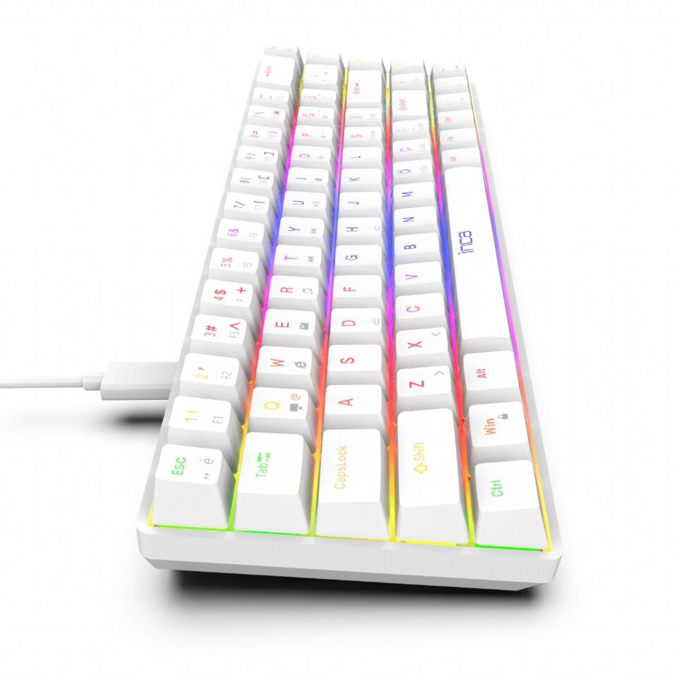 Inca IKG-453 Empousa 68 Keys Red Switch Full Rainbow Mechanical Keyboard