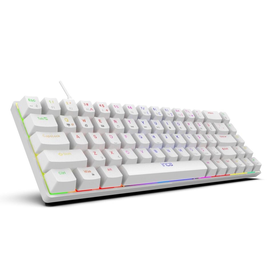 Inca IKG-453 Empousa 68 Keys Red Switch Full Rainbow Mechanical Keyboard