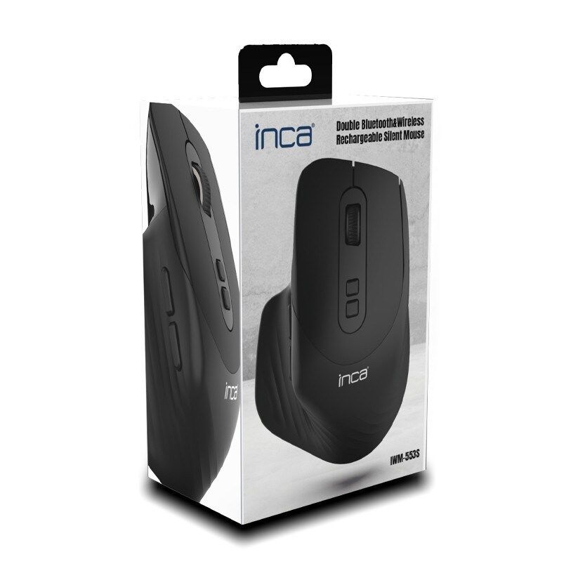 Inca IWM-553S Bluetooth+Wireless Double Mod Rechargeable Silent Mouse
