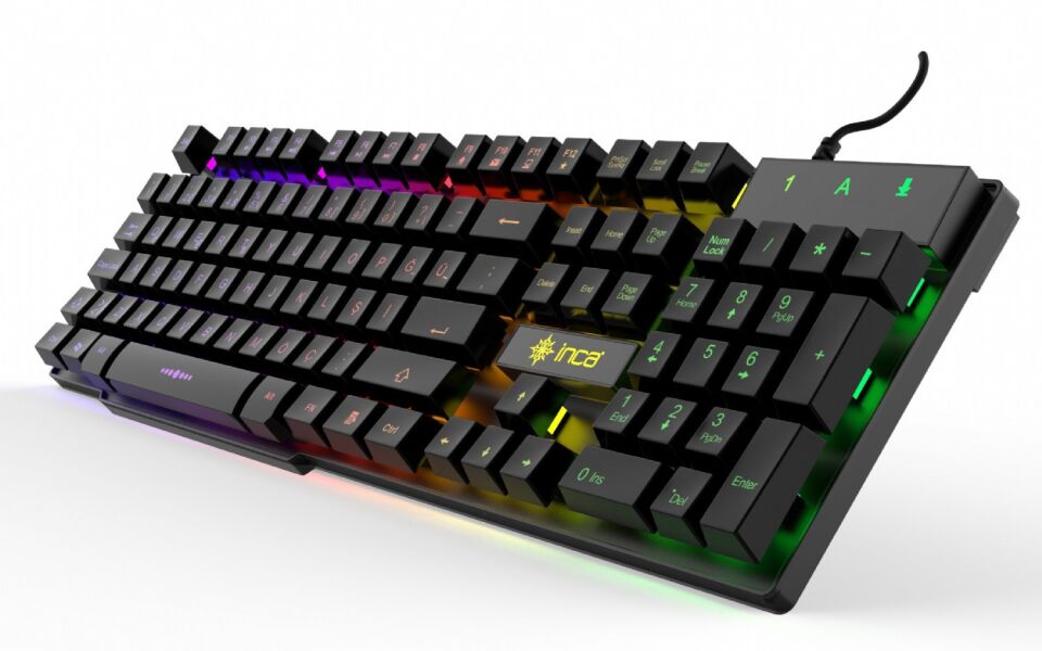 Inca IKG-446 Rainbow Efect Mekanik Hisli Gamer Klavye