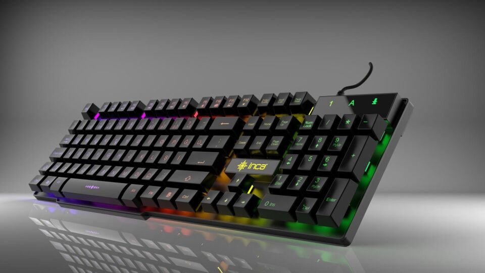 Inca IKG-446 Rainbow Efect Mekanik Hisli Gamer Klavye