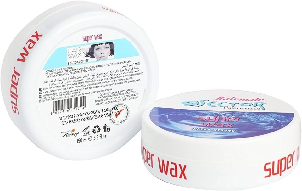 Sector 150ml Ultra Strong Ultra Sert Tutuş Süper Wax