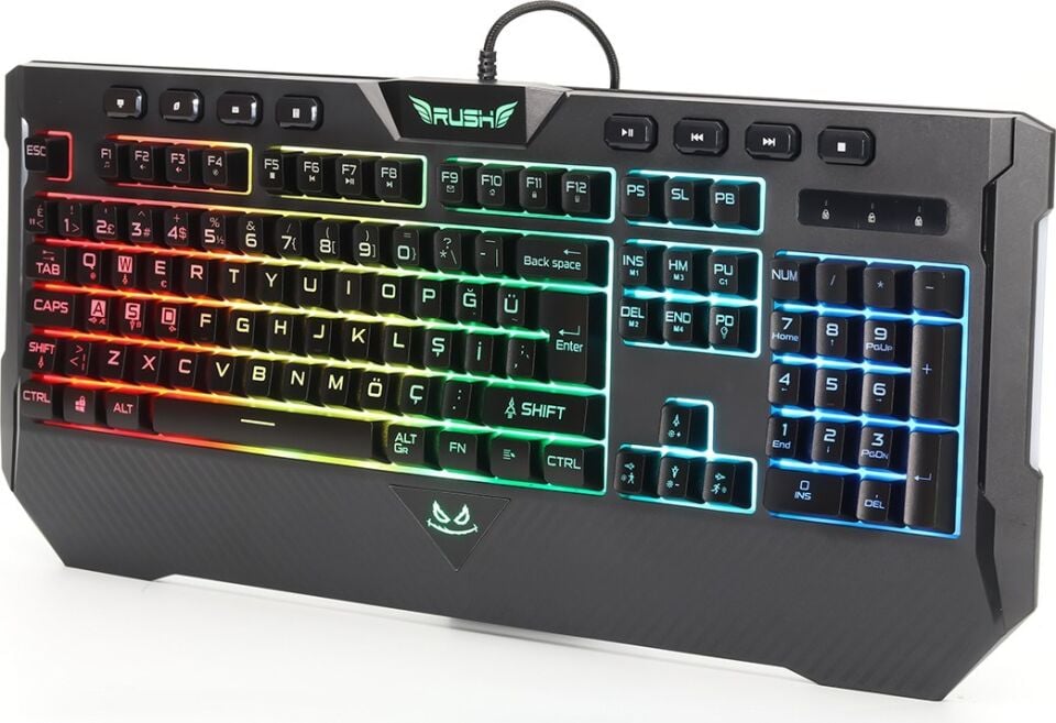 Rush Bomber RK811 Mekanik Hisli Işıklı Gaming Oyuncu Klavye