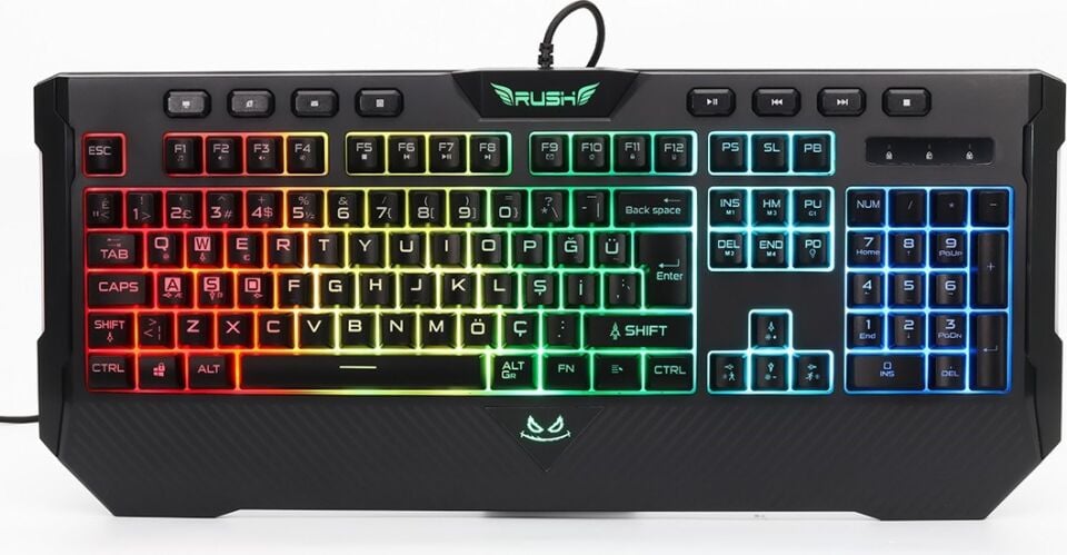 Rush Bomber RK811 Mekanik Hisli Işıklı Gaming Oyuncu Klavye