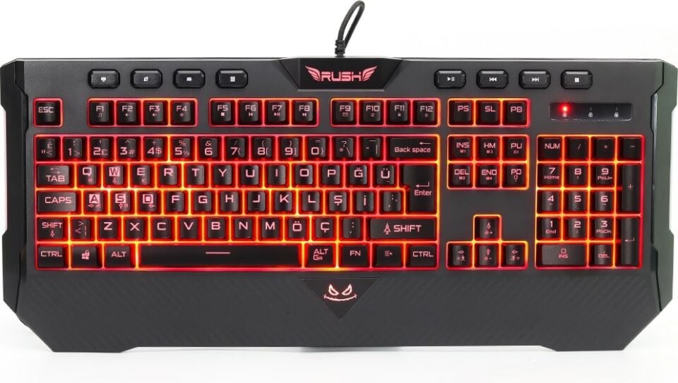 Rush Bomber RK811 Mekanik Hisli Işıklı Gaming Oyuncu Klavye