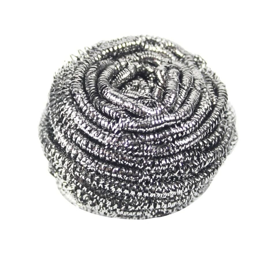 Technow %100 Paslanmaz Çelik Sürtme Bulaşık Ovma Teli 8 Adet