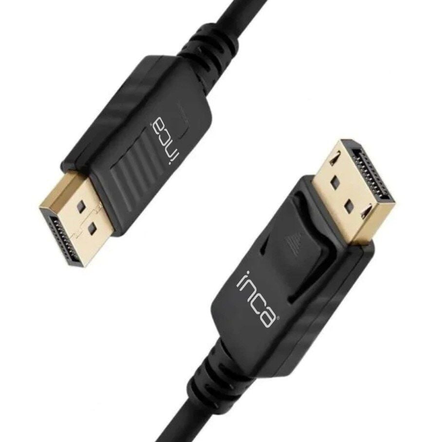 Inca IDPD-02TXA Display Port to Display Port 4K Altın Uçlu V2.0 2 Metre Kablo