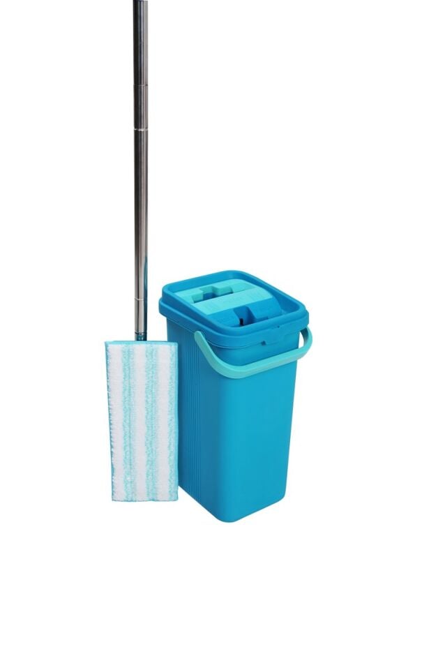 Technow Motek PL-16 Islak Kuru Kullanım  Mikrofiber Palet Mop Temizlik Seti