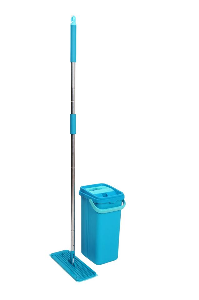 Technow Motek PL-16 Islak Kuru Kullanım  Mikrofiber Palet Mop Temizlik Seti