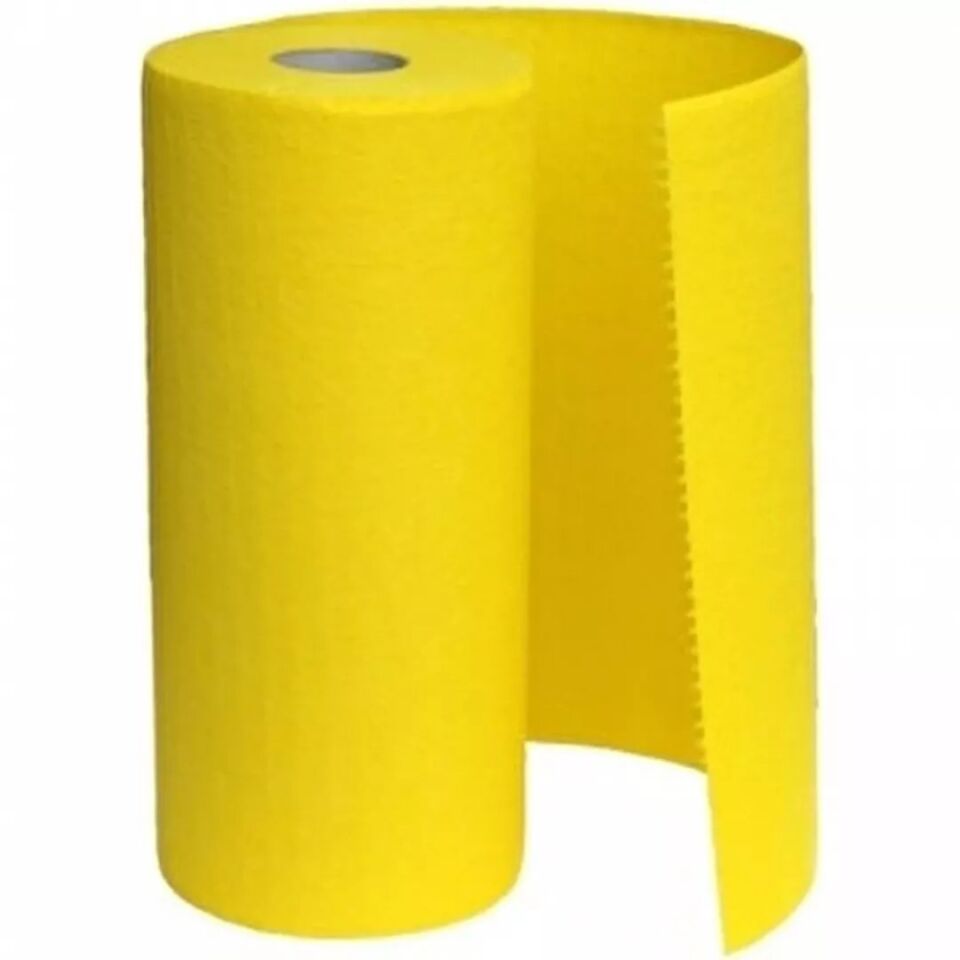 Technow Softtex 15 Kesimli Sarı Kopar Kullan Rulo Temizlik Bezi 27x30 Cm 5 Adet