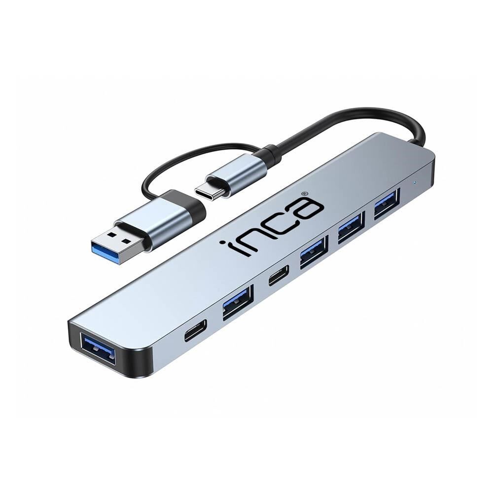 Inca IUTP-7T USB 3.0 + 4x USB 2.0 100W Çoklayıcı Çevirici