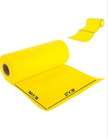 Technow Softtex 15 Kesimli Sarı Kopar Kullan Rulo Temizlik Bezi 27x30 Cm 2'li