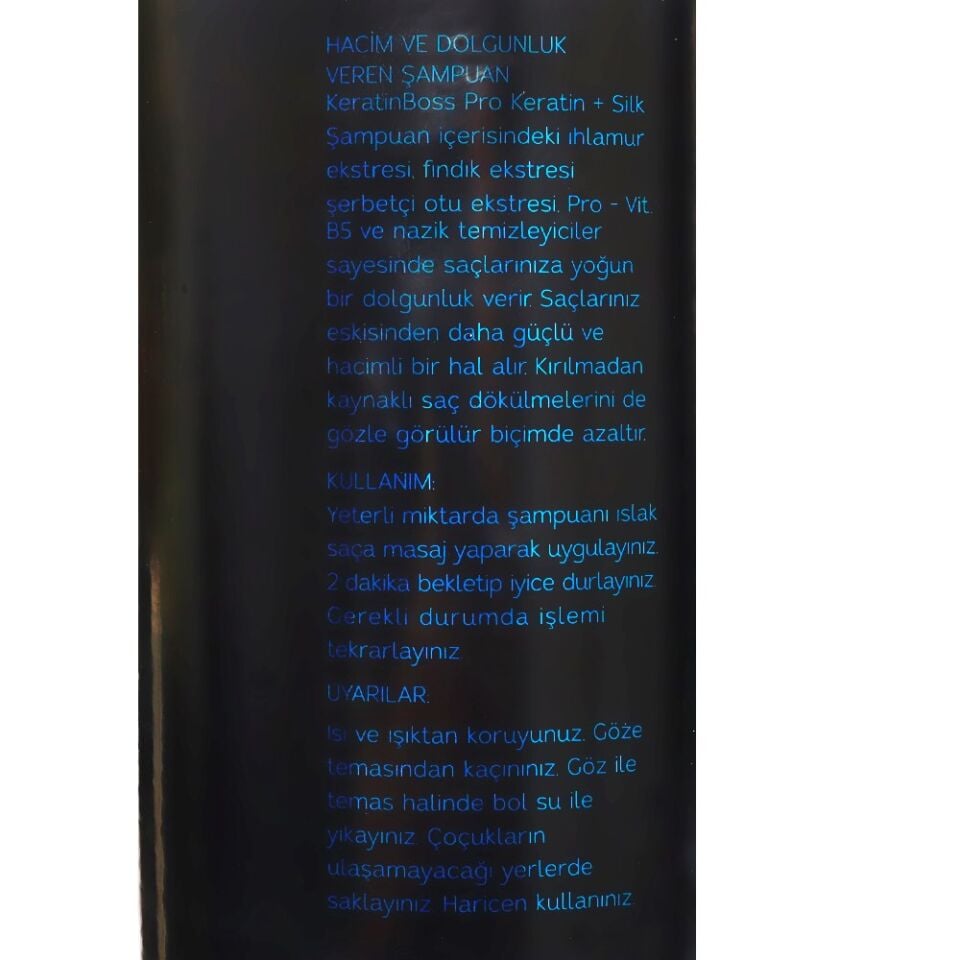 Ms Kalsedon PROFESSSIONAL Pro Keratin,Silk Hacim Dolgunluk  Şampuan 750ml