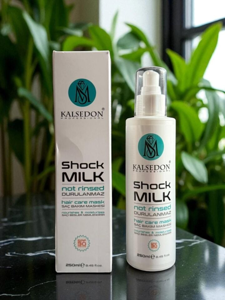 MS Kalsedon Shock Milk Durulamasız Keratin Saç Bakım Maske Sütü 250ml