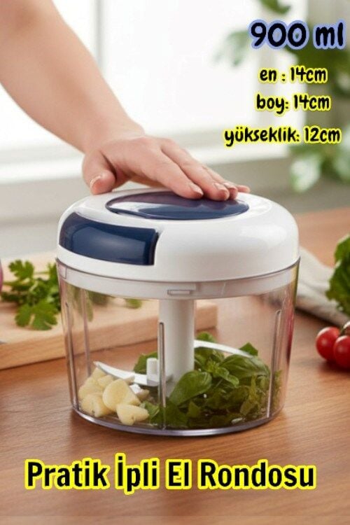 Technow Vip Ahmet VP-013 Pratik Ipli El Rondosu 900 Ml Mavi