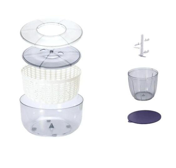 Technow Vip Ahmet VP-907 900 ml Chef Rondo & 6 Litre Salata Kurutucu