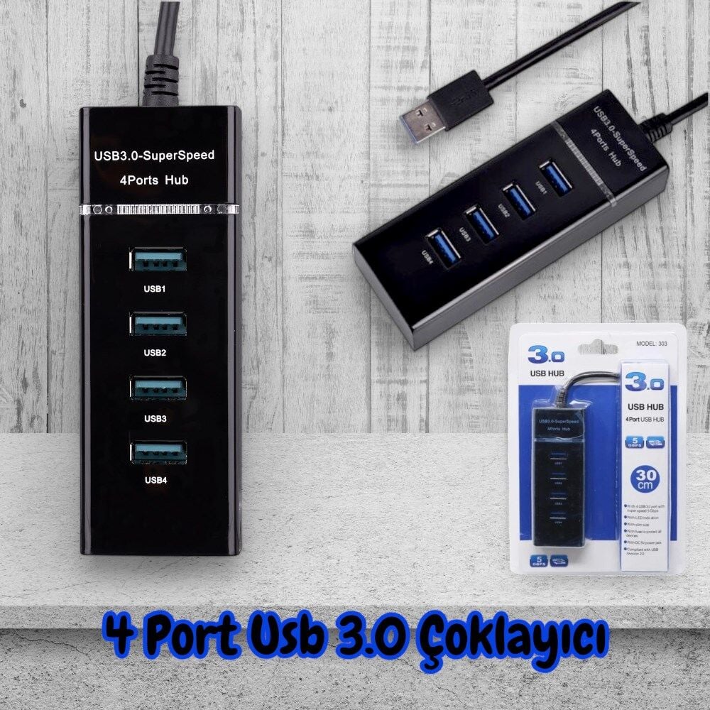Technow 303T Usb 3.0 Hub 4 Port Usb Çoklayıcı