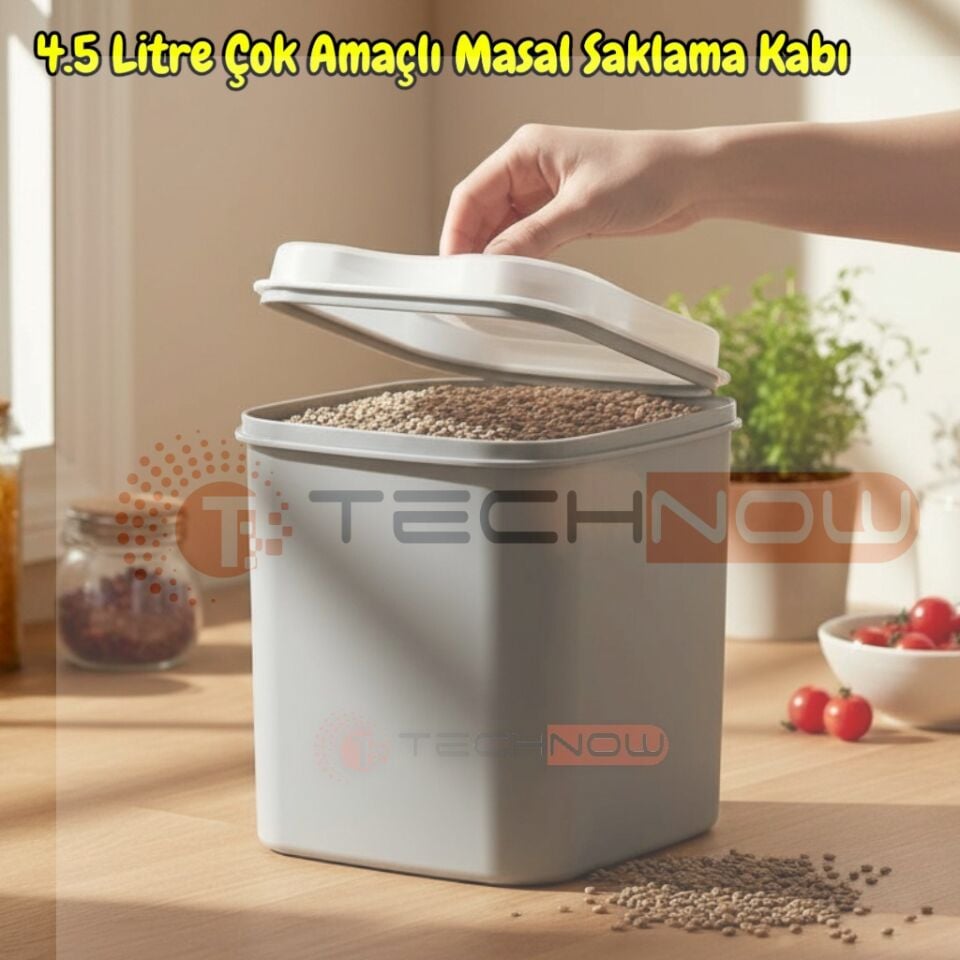 Vip Ahmet VP-034 Masal 4500ml 4.5 Litre Saklama Kabı Füme