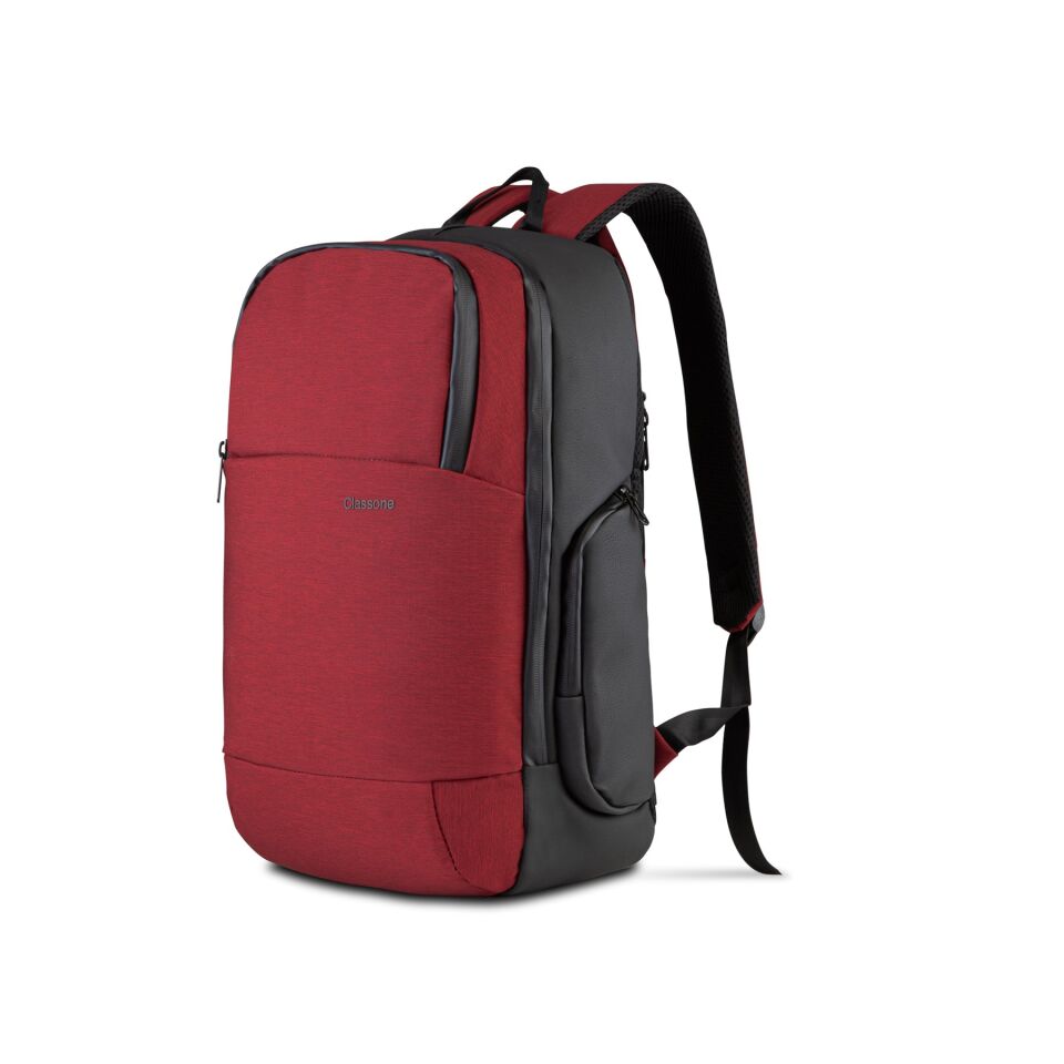 Classone BP-IT805 Parma Serisi WTXpro Su Geçirmez Kumaş 15.6” Sırt Çantası-Siyah