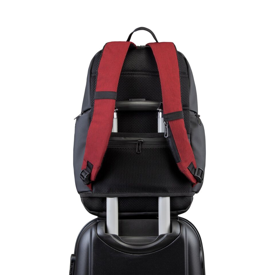 Classone BP-IT805 Parma Serisi WTXpro Su Geçirmez Kumaş 15.6” Sırt Çantası-Siyah