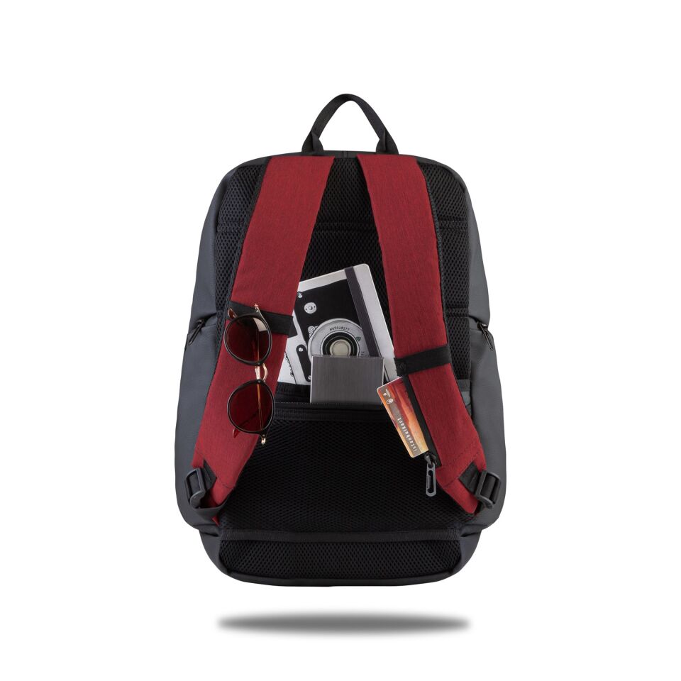 Classone BP-IT805 Parma Serisi WTXpro Su Geçirmez Kumaş 15.6” Sırt Çantası-Siyah