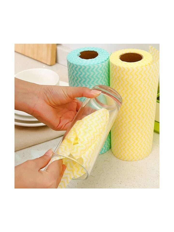 Technow Softtex 33 Yaprak Kopar Kullan Rulo Hassas Temizlik Bezi 27x30cm 5'li