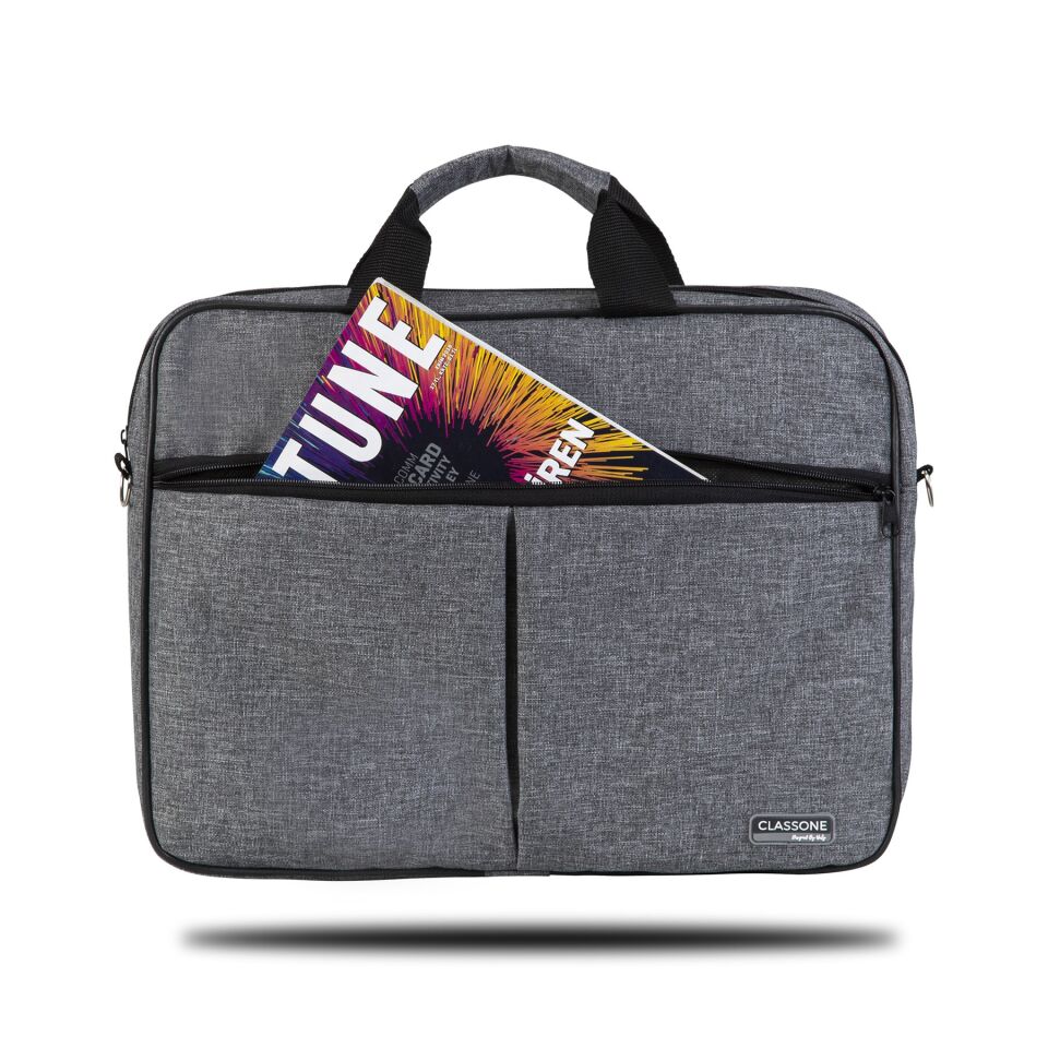 Classone Bnd304 Eko Serisi 15,6 Inç Laptop Notebook El Çantası Siyah +T300 Kablosuz Mouse