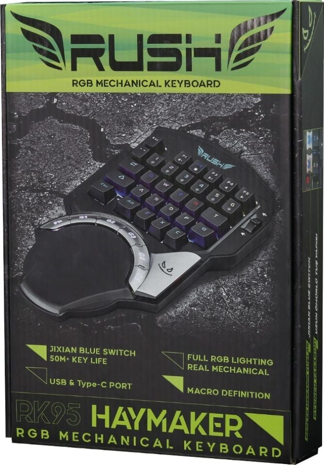Rush Haymaker RK95 RGB Mekanik Oyuncu Klavyesi Keypad