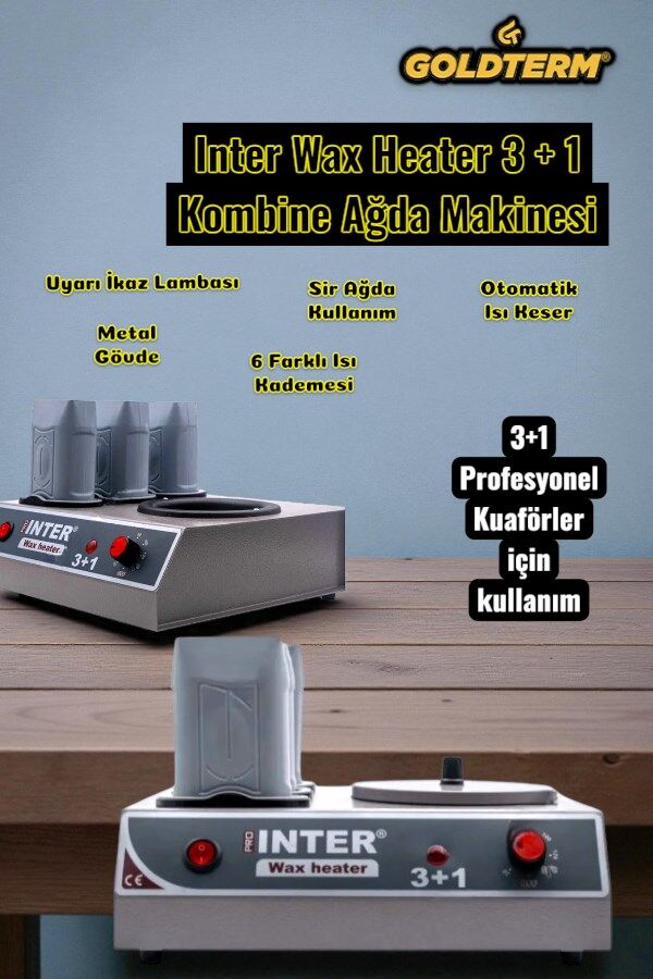 Technow Inter Wax Heater 3+1 Kombine Ağda Makinesi