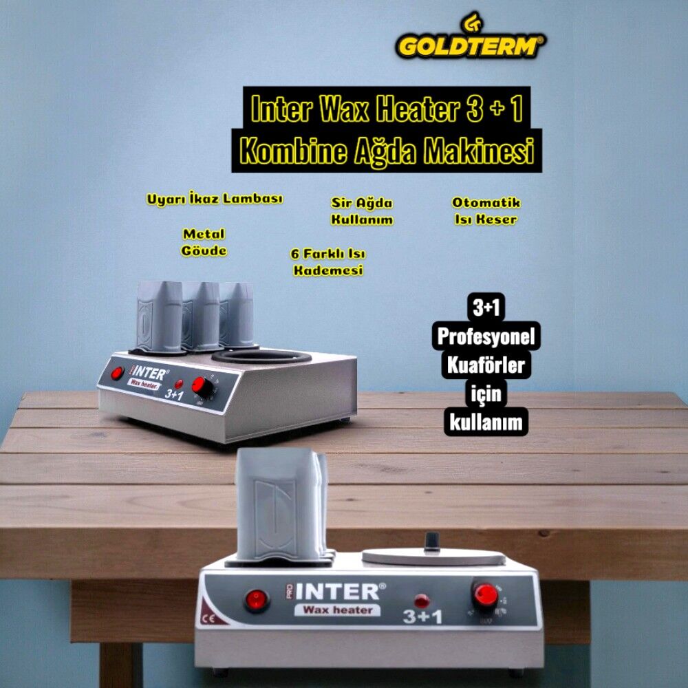 Technow Inter Wax Heater 3+1 Kombine Ağda Makinesi