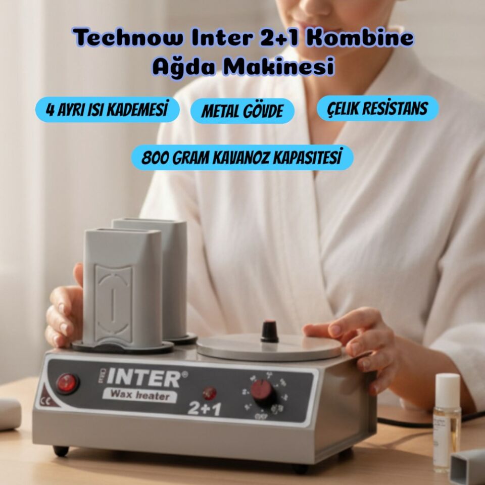 Inter Wax Heater 2+1 Kombine Ağda Makinesi