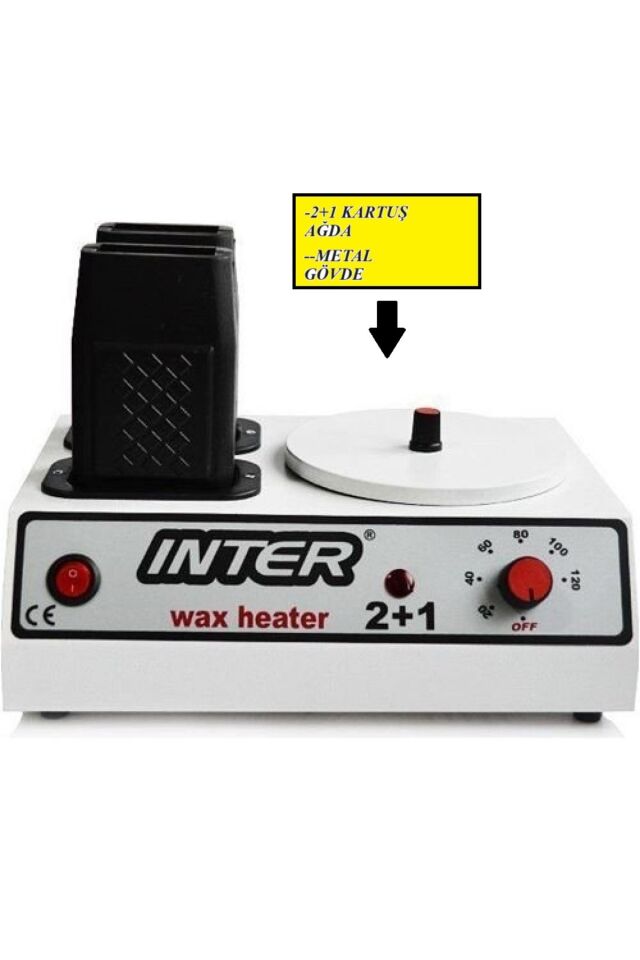 Inter Wax Heater 2+1 Kombine Ağda Makinesi