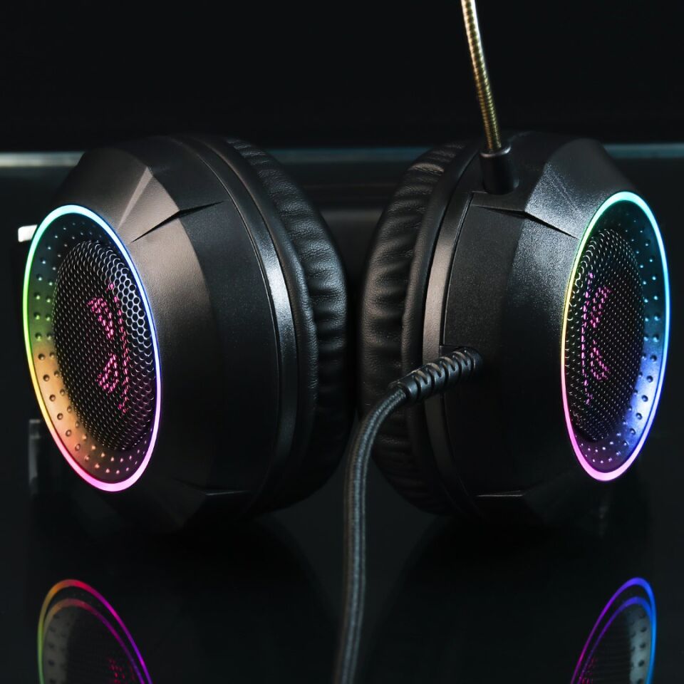 Rush Ace Rhx55 7.1 Surround Titreşimli Rgb Modlu Mikrofonlu Oyuncu Gaming Kulaklık