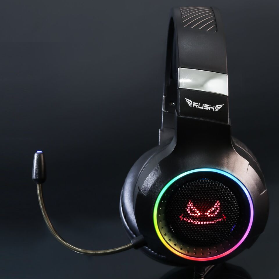 Rush Ace Rhx55 7.1 Surround Titreşimli Rgb Modlu Mikrofonlu Oyuncu Gaming Kulaklık