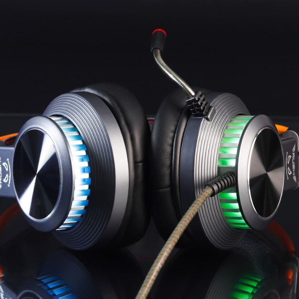 Rush RHX52 Magic USB 7.1 Surround RGB Oyuncu Kulaklığı