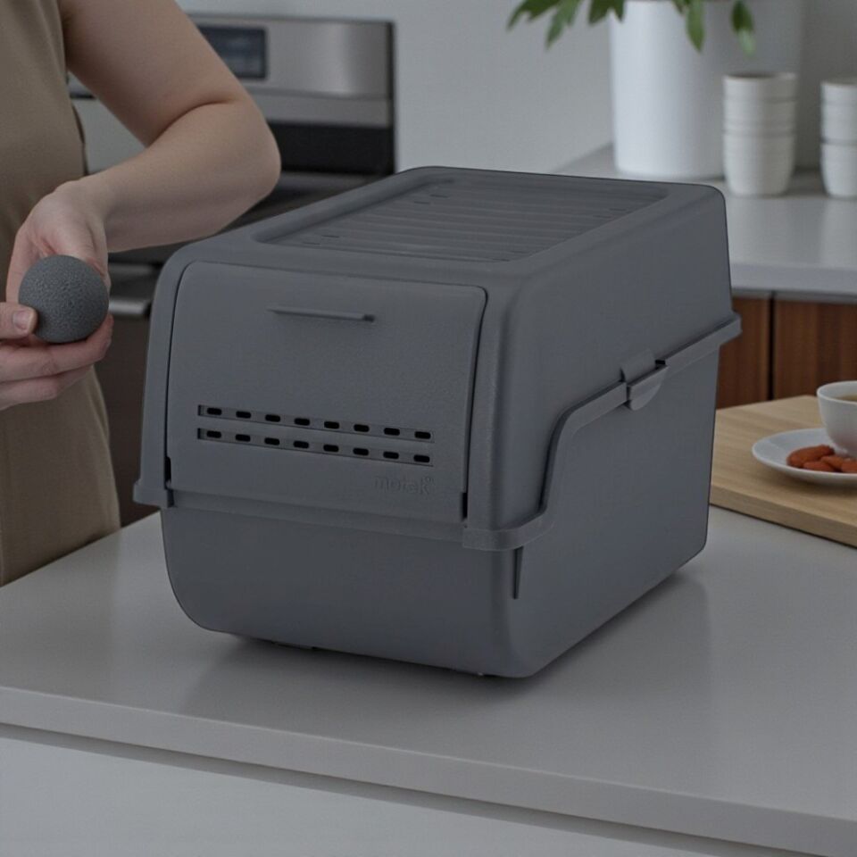 Technow Motek MT-40 S-Box 8 Litre Çok Amaçlı Organizer Düzenleyici Antrasit  1 Adet