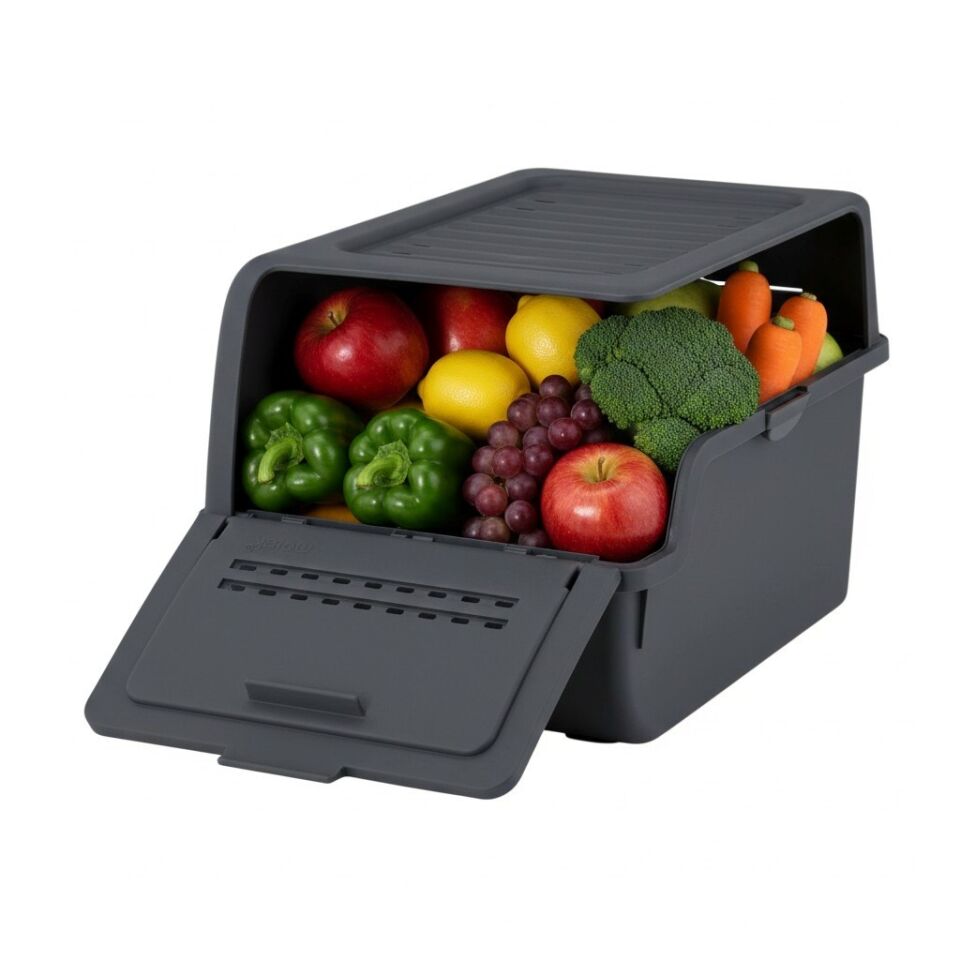 Technow Motek MT-40 S-Box 8 Litre Çok Amaçlı Organizer Düzenleyici Antrasit  2 Adet