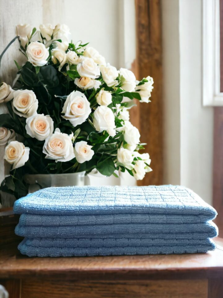 Technow Misclean Mikrofiber Mutfak Temizlik Bezi 40*40 cm Mavi (3 Adet)