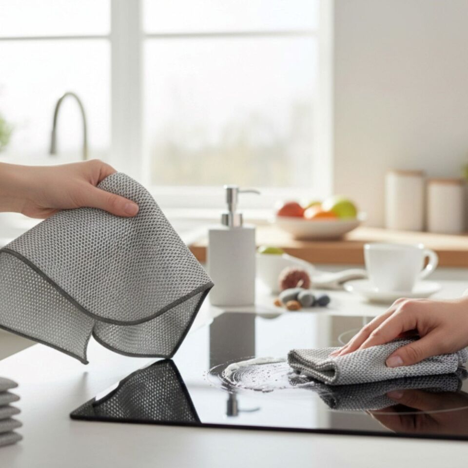 Technow Sünger Telli Bulaşık Bezi Mutfak Banyo Bezi Kir Pas Sökücü Telli Temizlik Bezi 3 Adet