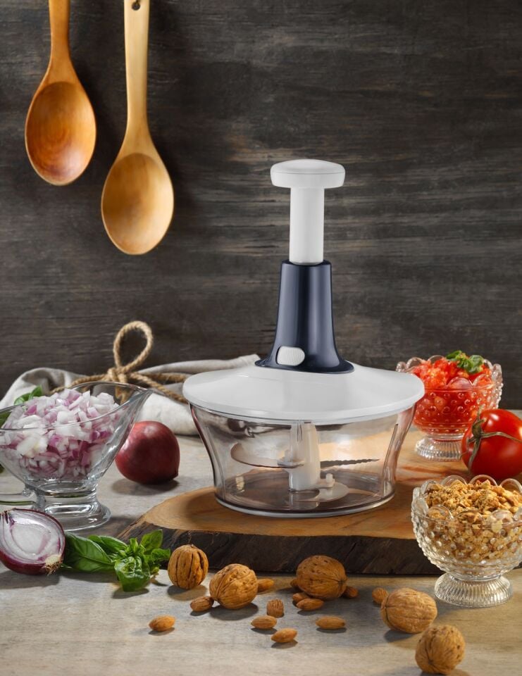 Technow Vip Ahmet  VP-014 Üçgen Basmalı Rondo Mavi 1500ML