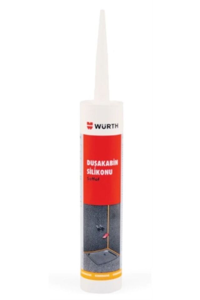 Würth Şeffaf Duşakabin Silikonu 310ml