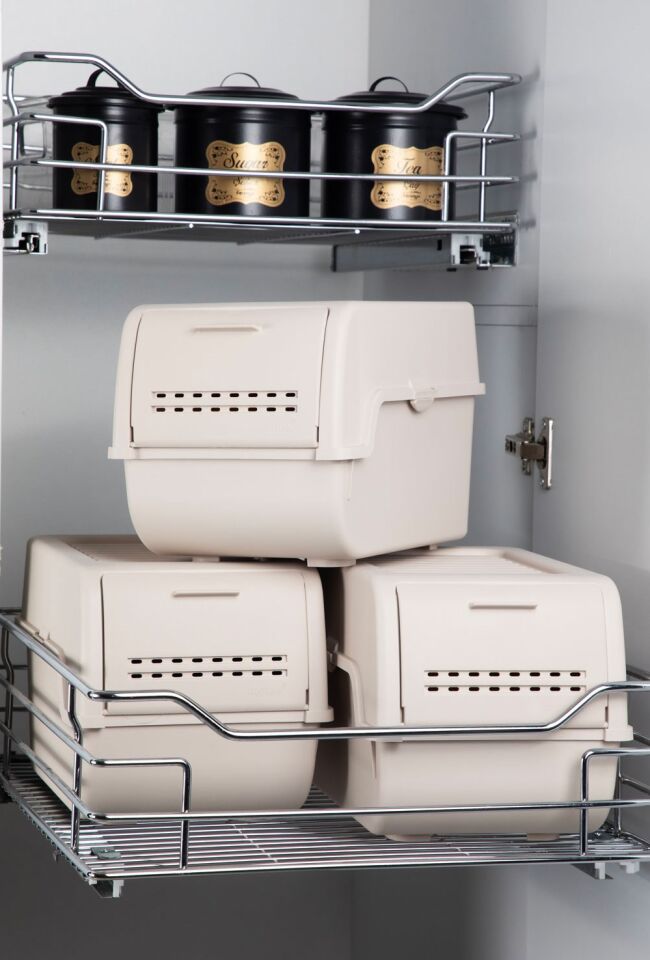 Technow Motek MT-40 S-Box 8 Litre Çocuk Odası  Organizer Düzenleyici Bej 1 Adet