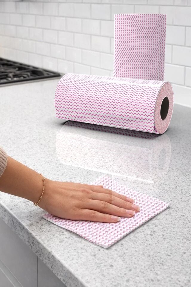 Technow Softtex 33 Yaprak Kopar Kullan Rulo Hassas Temizlik Bezi 27x30cm 2 Rulo Adet