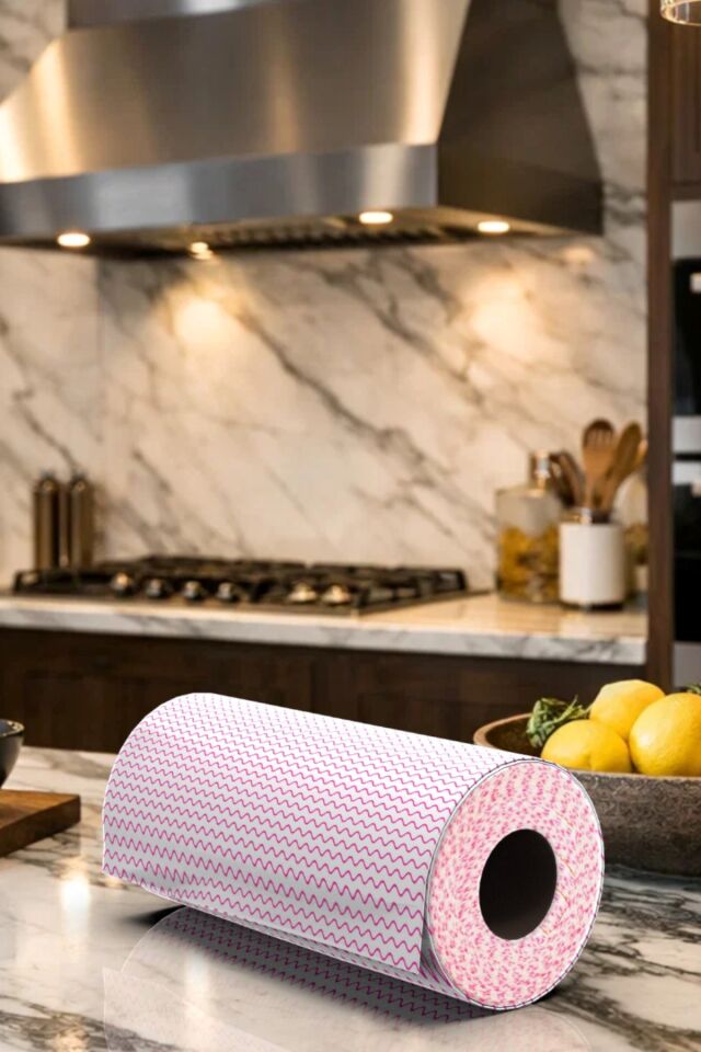 Technow Softtex 33 Yaprak Kopar Kullan Rulo Hassas Temizlik Bezi 27x30cm 5 Rulo Adet