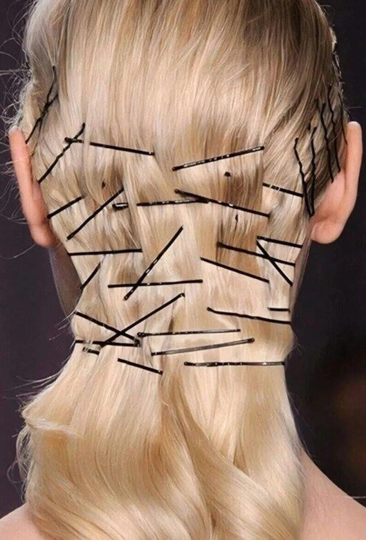 Technow Siyah %100 Metal Esnemez Dayanıklı Kadın Saç Tel Tokası 200 Adet