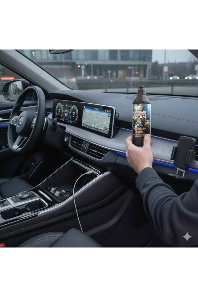 Zolx Torpido Plastik Parlatıcı Bakım Kremi Tüm Araçlar İçin 500ml + Sünger HEDİYELİ.