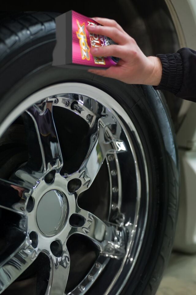 Zolx Lastik Parlatıcı Temizleyici Jel Lastik Temizleme Jeli 500ml + Sünger HEDİYELİ.