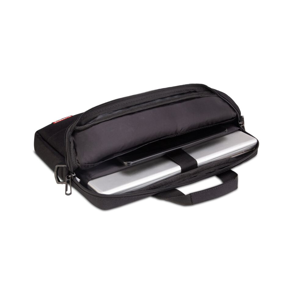 Classone Romeo Serisi TL2400 1 3-14 Inch Uyumlu Su Geçirmez Kumaş Laptop Notebook El Çantası Siyah