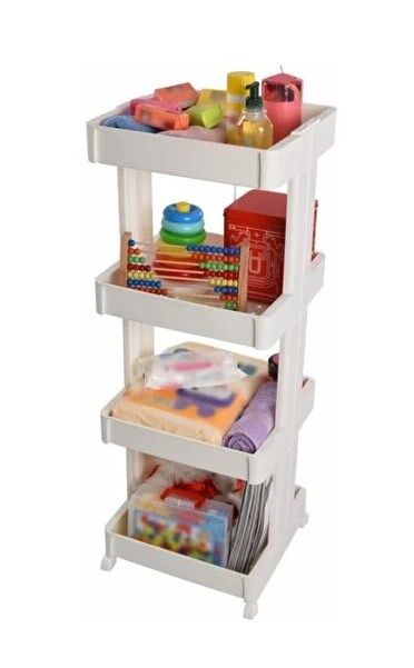 Technow Motek big-04 Organızer 4'lü Raf Çok Amaçlı Dekoratif Modern Raf